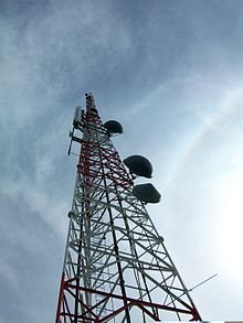 A communications tower