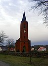 Dorfkirche mit Kirchhofmauer und Leichenhalle