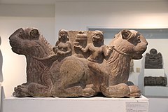 Kushan Empire lion capital, Khokhrakot, Haryana, 2nd century CE