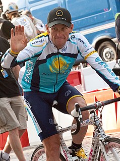 Armstrong während der Tour de France 2009