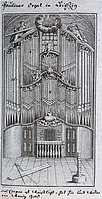 The Scheibe-organ from 1717 in Pauliner-/University-Church, certificated by Bach, was the inspiration for Woehl´s organ case