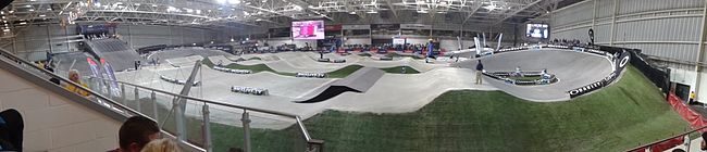 National Indoor BMX Arena at the 2013 UCI BMX Supercross World Cup
