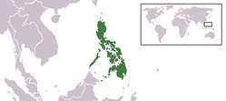 Territory claimed by the Revolutionary Government of the Philippines in Asia