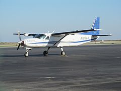 N105AN a Cessna 208 Caravan at Burke Lakefront Airport