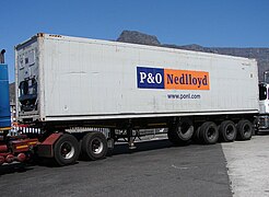 P&O Nedlloyd 40 foot hi-cube reefer container (45R1)