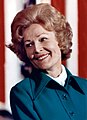 Image 23American First Lady Pat Nixon wears a shirt with the wide collar that was popular until the final years of the decade. (from 1970s in fashion)