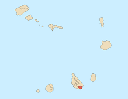 Location of Praia