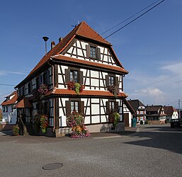 The town hall in Schœnenbourg