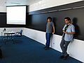 Presentation about Wikipedia at the II Edit-a-thon about Neuroscience and Mathematics together with fellow wikimedian Sturm.