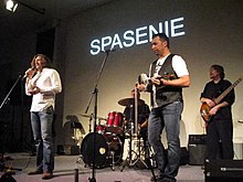 Igor Mukha, Dave Geer, Pavel Shelpuk, Mike Choby (from left to right) from Spasenie in 2011