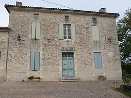 The town hall in Sainte-Croix-de-Mareuil