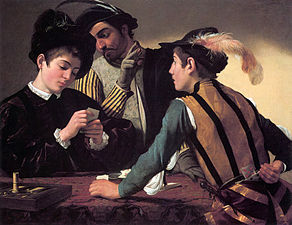 Caravaggio, The Cardsharps, 1594