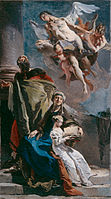 Giambattista Tiepolo, The Education of the Virgin, c.1720-1722