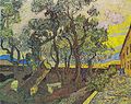 Der Irrenhausgarten in Saint-Rémy von Vincent van Gogh, 1889