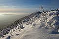 Winter in Vihorlat (left peak Kyjov)