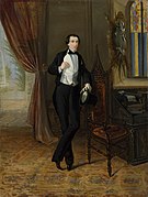 Porträt des jungen Fürsten Nikolai Borissowitsch Jussupow von Vincenzo Petrocelli (1851)