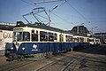 Von den Kölner Verkehrs-Betrieben über­nom­me­ne Vor­ort­bahn­gar­ni­tur der DWM[15], bei den WLB Reihe 10/90 bzw. »Kölner«