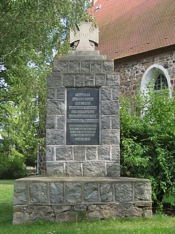 World War I memorial in Zerrenthin