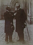 Alphonse Chigot with his son Eugène Chigot in 1905