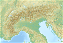 Canalone Miramonti is located in Alps