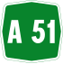 Autostrada A51 shield}}