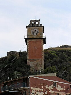 Clock tower in Cassano