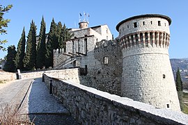 The castle of Brescia