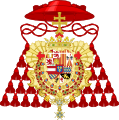 Arms of the Infante Luis of Spain, as Cardinal and Archbishop of Toledo