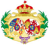Coat of arms as Infanta and Countess of Girgenti