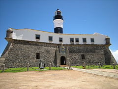 Fort of Santo Antônio da Barra, built between 1696 and 1702.