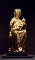 Die Goldene Madonna aus dem Essener Domschatz. Goldblech auf Holzkern. Köln (?), um 980
