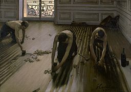 The Parquet Floor Planers (1875), by Gustave Caillebotte, Musée d'Orsay, Paris