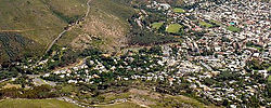 Higgovale as seen from the summit of Table Mountain.