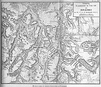 Karte zur Schlacht von Krasnoi 1812