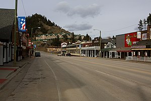 Business district in Keystone (March 2012)