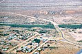 Kreuzung der Hauptstraßen C18 und C15 bei Gochas in Namibia (2017)