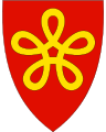 Wappen von Lødingen (Nordland): Fünf statt vier Schleifen