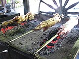 Lamb on the spit Jablanica