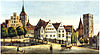 Depiction of Rostock in 1845
