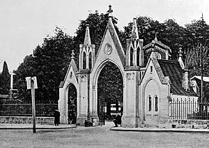 Lychakiv Cemetery – main gate (c.a. 1900)