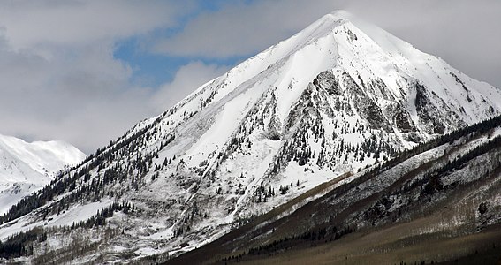 133. Gothic Mountain in Colorado's Elk Mountains