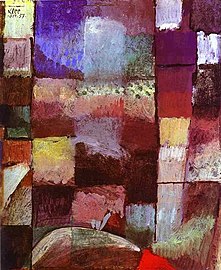 Paul Klee: Motiv aus Hammamet, Aquarell (1914)