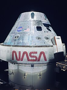 A selfie taken by NASA's Orion Spacecraft