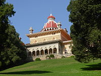 The estate of Monserrate, constructed by Gerard Devisme, but taking on its oriental appearance after Francis Cook