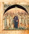 Early depiction from the Rabbula Gospels, 6th century