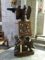 Fig. 2 – Lectern surmounted by a pelican (symbol of Christ), Church of Saint-Julien-Chapteuil