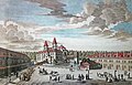 View of the altes Schloss with surrounding service buildings, around 1720, by Salomon Kleiner