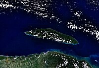 Tortuga seen from space
