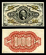 Ten-cent third-issue fractional note