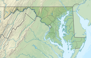 Map showing the location of Susquehanna River National Wildlife Refuge
